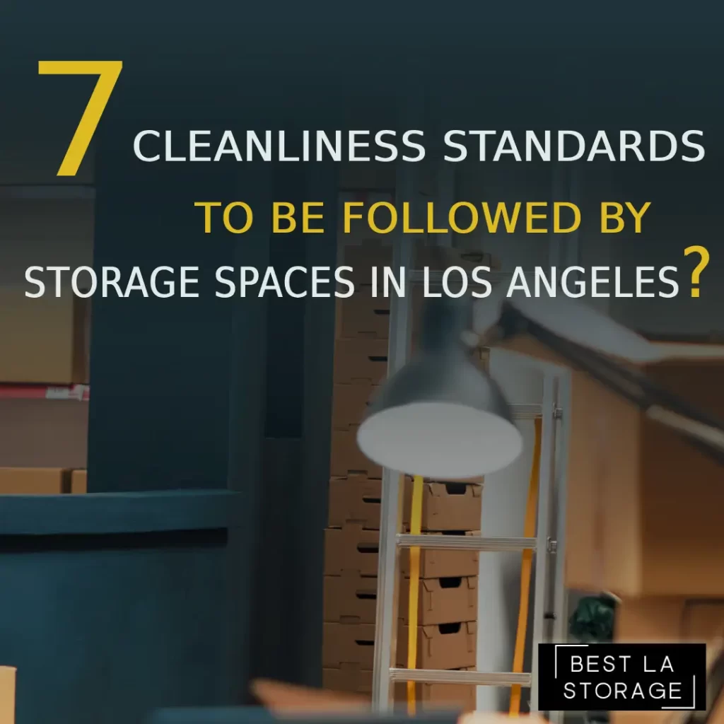 7 Cleanliness Standards to be Followed by Storage Spaces